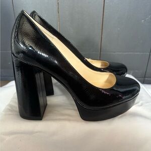 Jessica Simpson Black Patent Leather Heels